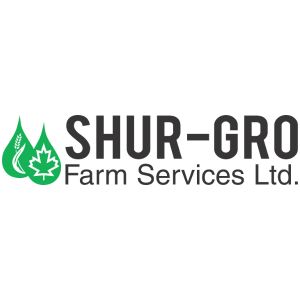 Image of the Shur-Gro Farm Services logo, who are a bronze sponsor of the Edge Business Expo - Ritchot.